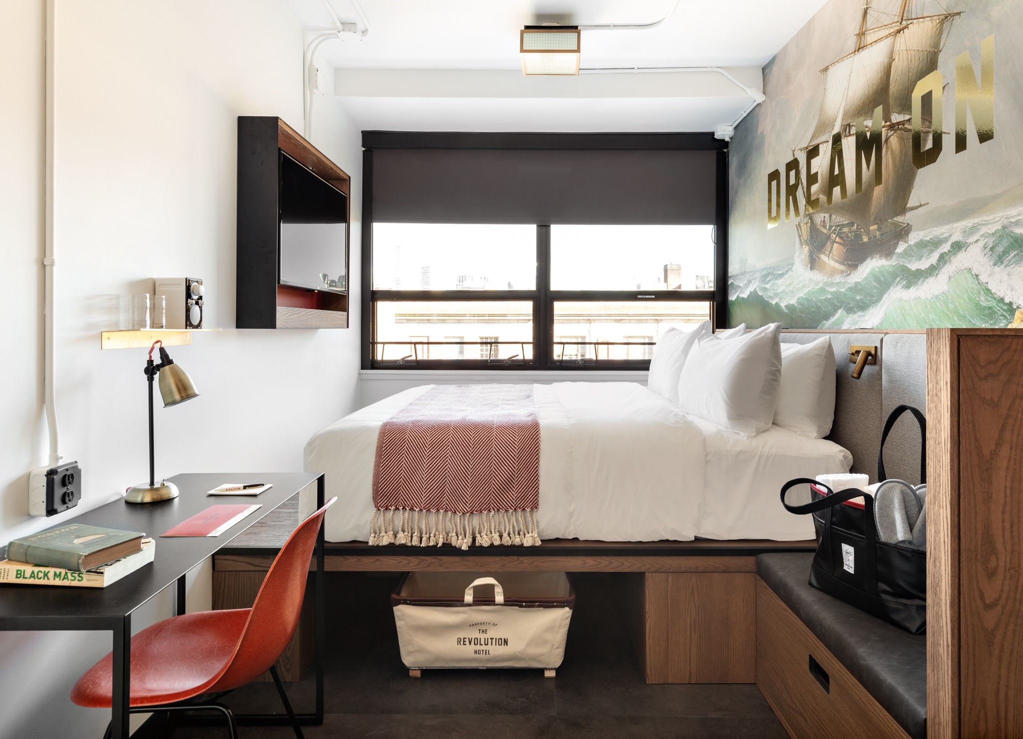 Premium King Bedroom at the Revolution Hotel